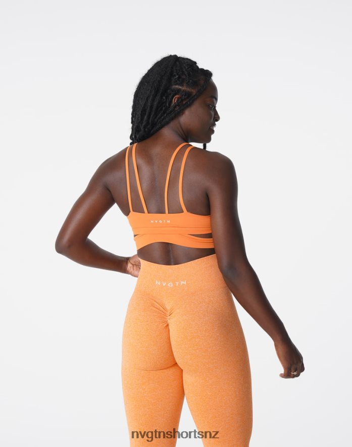 NVGTN Women Revolve Bra 8204ZJ194 Burnt Orange Fitness