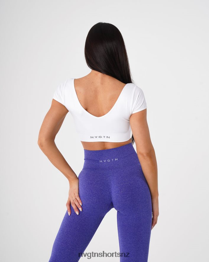 NVGTN Women Serene Seamless Bra 8204ZJ76 White Fitness