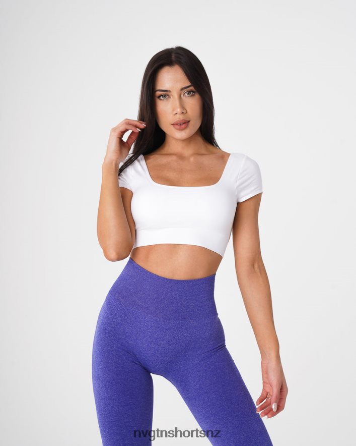 NVGTN Women Serene Seamless Bra 8204ZJ76 White Fitness