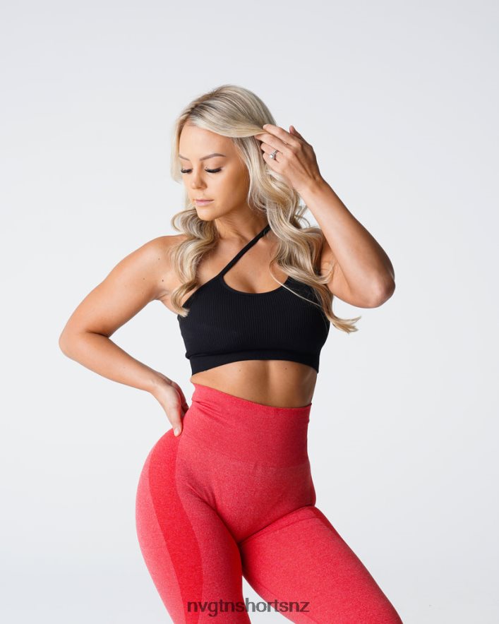 NVGTN Women Streamline Seamless Bra 8204ZJ124 Black Fitness