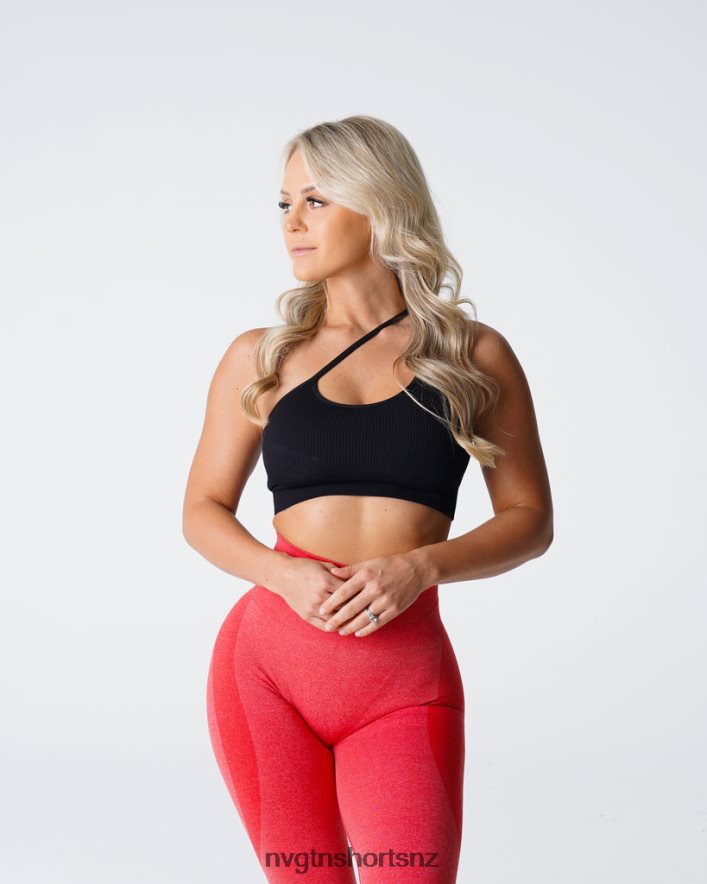 NVGTN Women Streamline Seamless Bra 8204ZJ124 Black Fitness