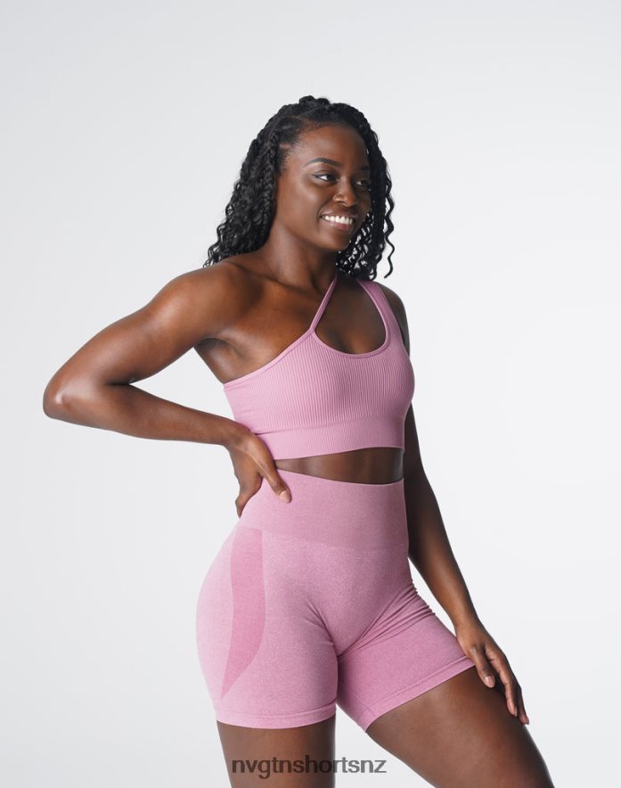 NVGTN Women Streamline Seamless Bra 8204ZJ126 Pastel Pink Fitness