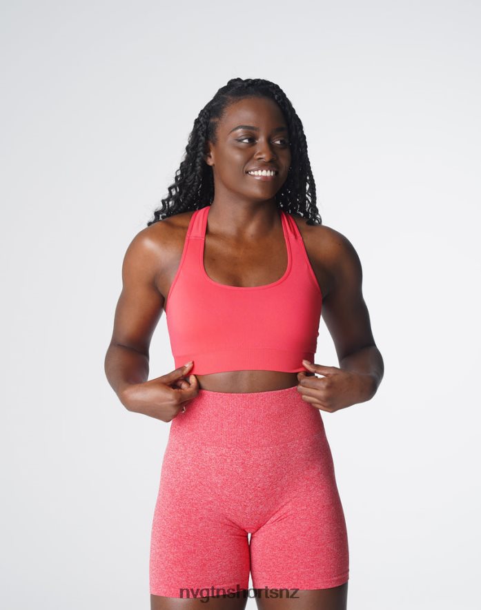 NVGTN Women Surge Seamless Bra 8204ZJ131 Candy Apple Fitness