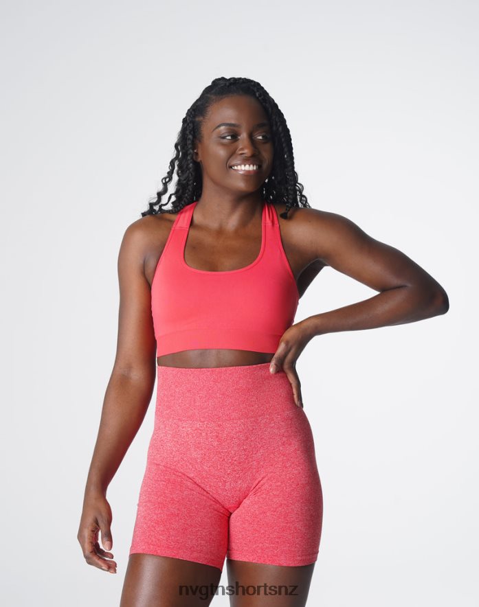 NVGTN Women Surge Seamless Bra 8204ZJ131 Candy Apple Fitness