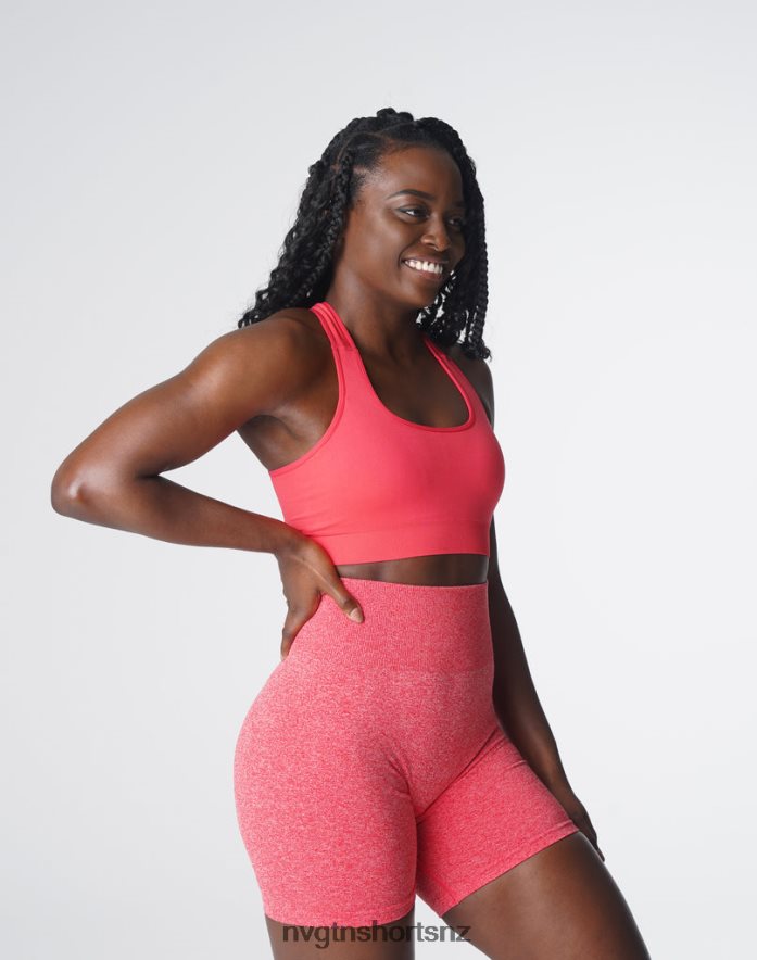 NVGTN Women Surge Seamless Bra 8204ZJ131 Candy Apple Fitness
