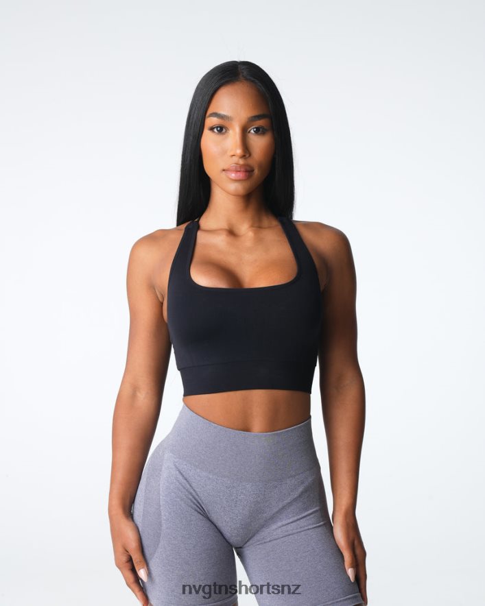 NVGTN Women Thrive Seamless Bra 8204ZJ5 Black Fitness