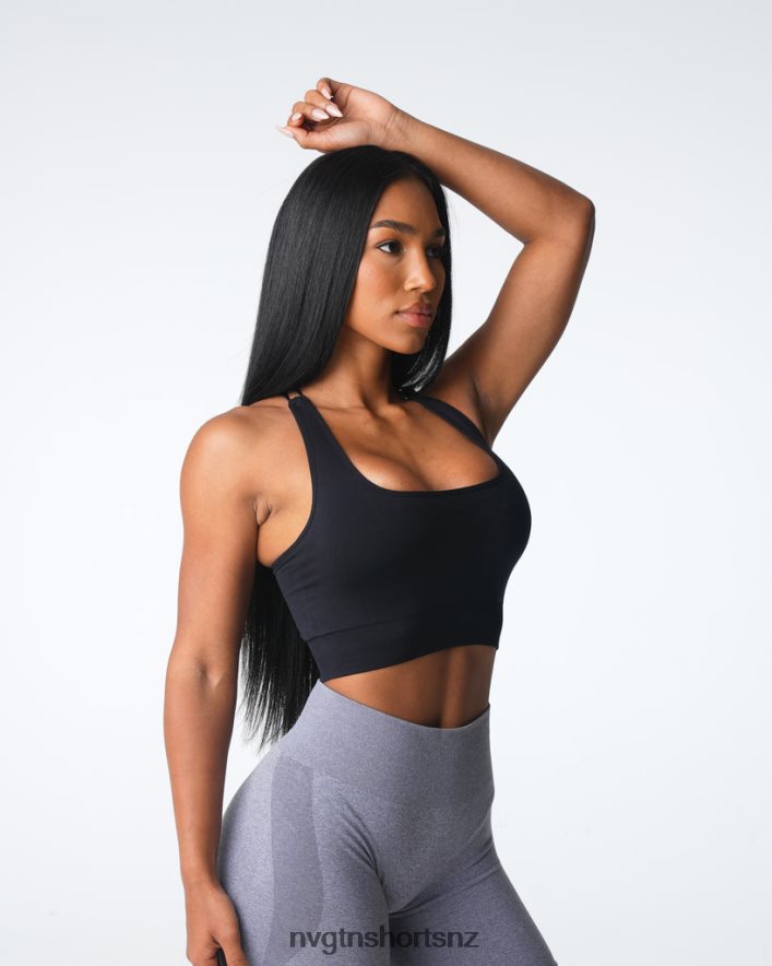 NVGTN Women Thrive Seamless Bra 8204ZJ5 Black Fitness