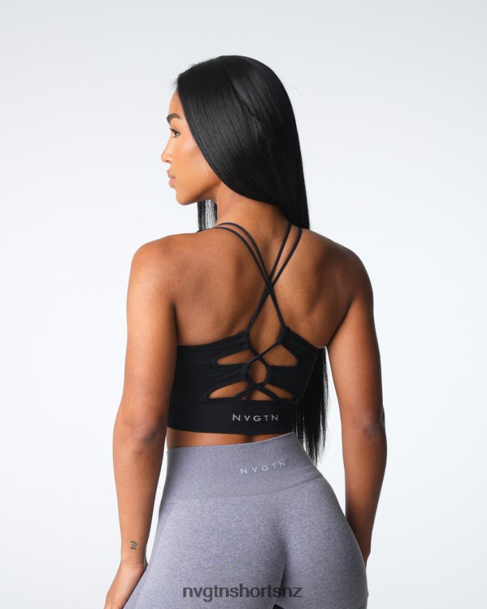 NVGTN Women Thrive Seamless Bra 8204ZJ5 Black Fitness