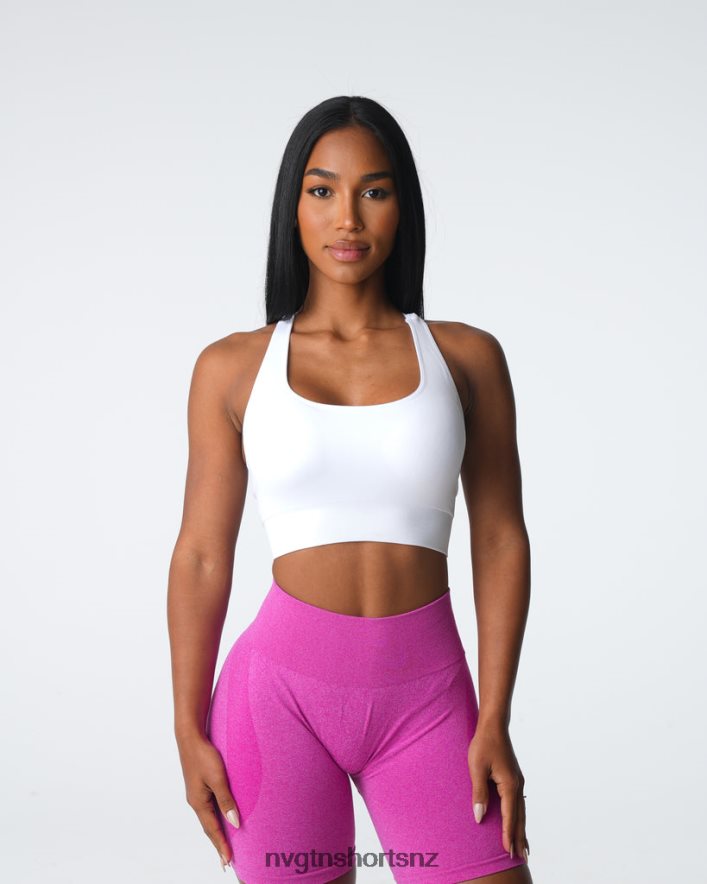 NVGTN Women Thrive Seamless Bra 8204ZJ6 White Fitness
