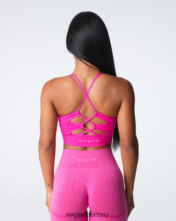 NVGTN Women Thrive Seamless Bra 8204ZJ7 Fuchsia Fitness