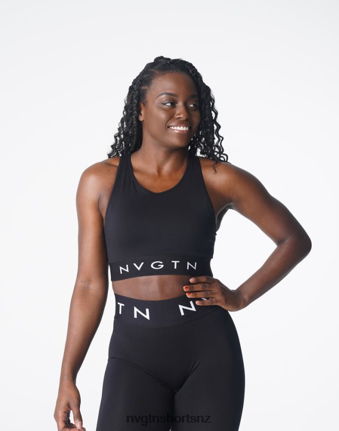NVGTN Women Trilogy Sport Seamless Bra 8204ZJ132 Black Fitness