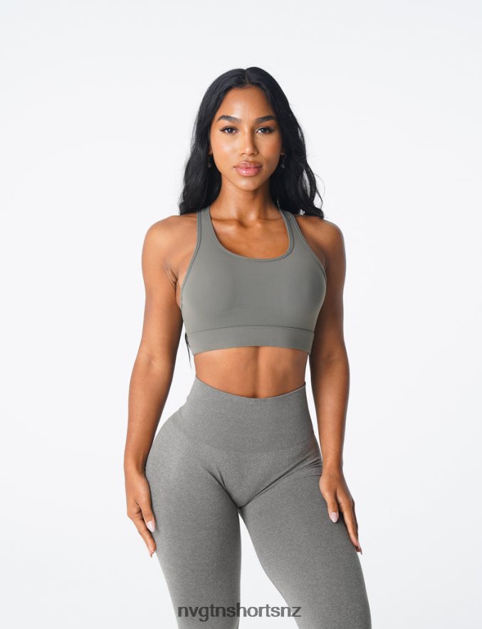 NVGTN Women Trio Bra 8204ZJ190 Khaki Green Fitness