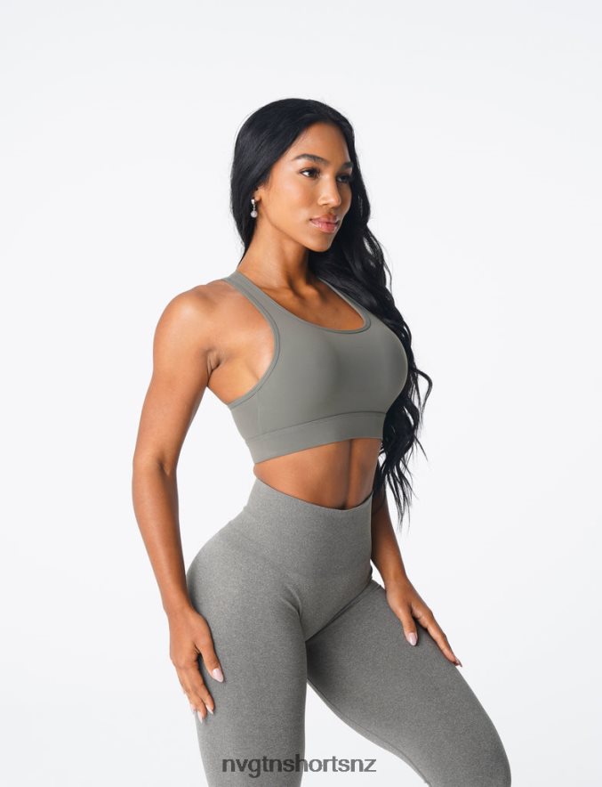 NVGTN Women Trio Bra 8204ZJ190 Khaki Green Fitness