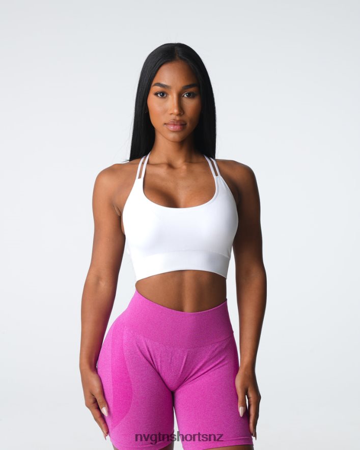 NVGTN Women Virtue Seamless Bra 8204ZJ10 White Fitness