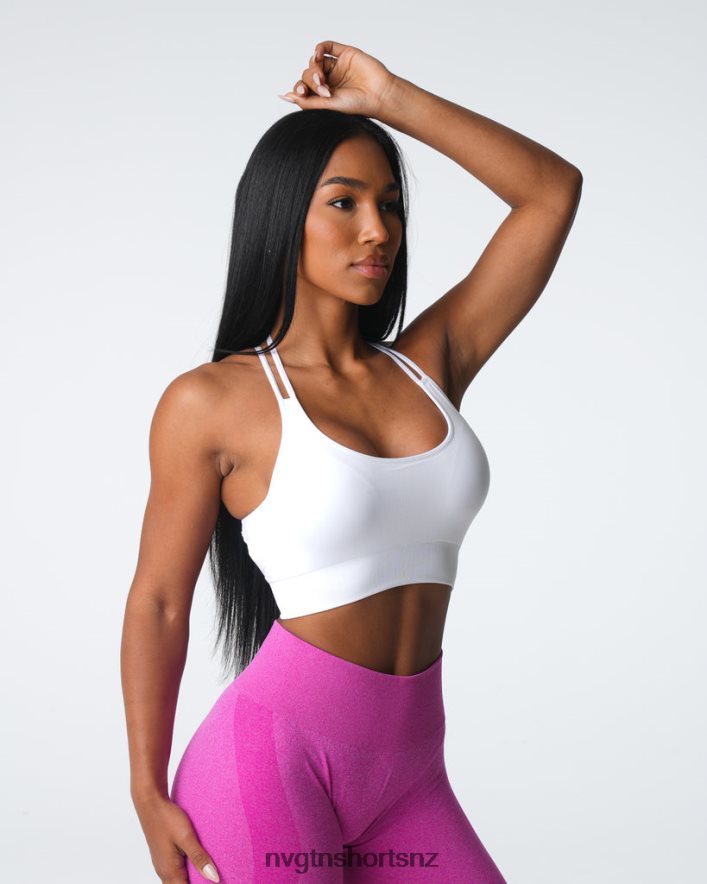 NVGTN Women Virtue Seamless Bra 8204ZJ10 White Fitness