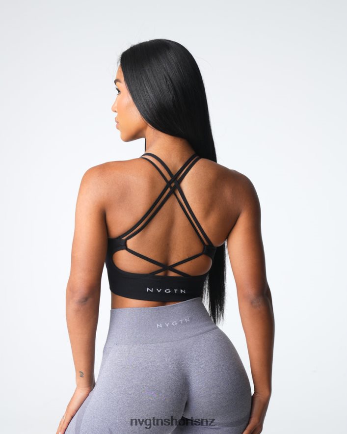 NVGTN Women Virtue Seamless Bra 8204ZJ9 Black Fitness