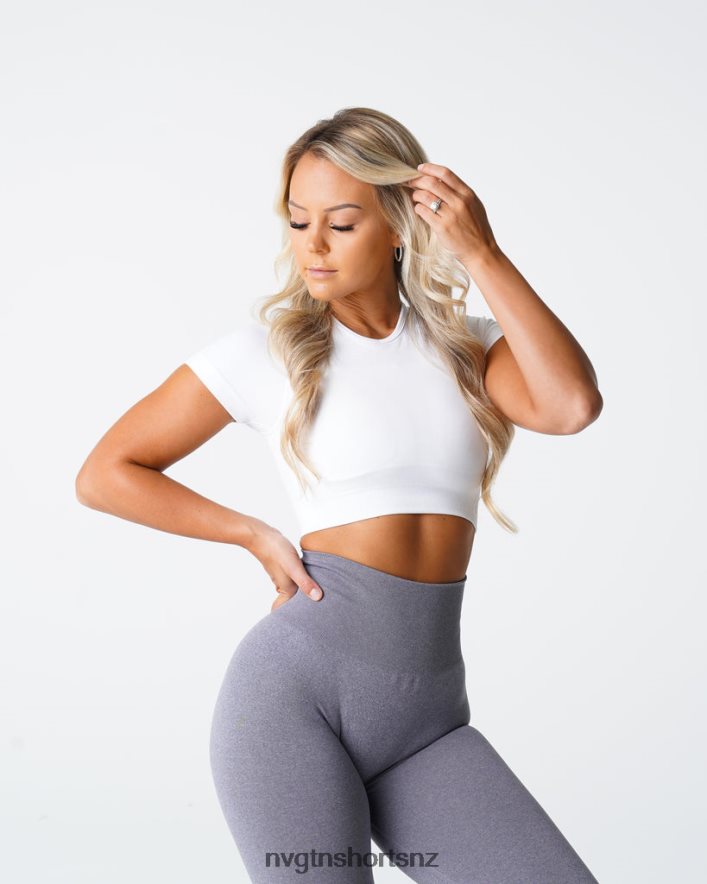 NVGTN Women Vortex Seamless Bra Top 8204ZJ72 White Fitness