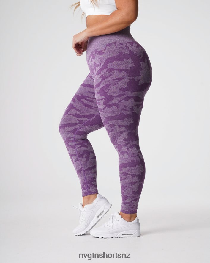 NVGTN Women Camo Seamless Leggings 8204ZJ658 Violet Fitness