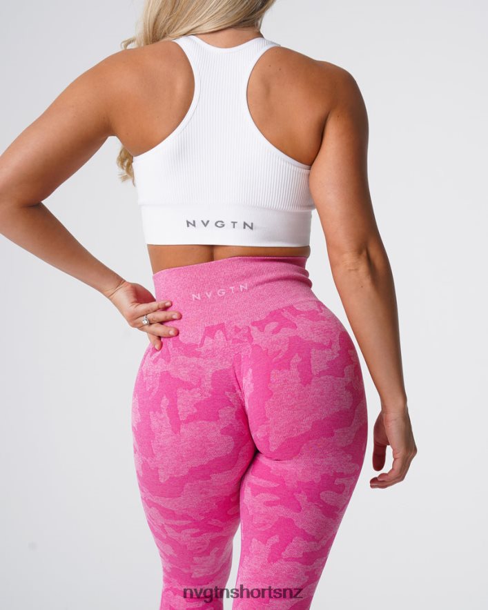 NVGTN Women Camo Seamless Leggings 8204ZJ659 Bubble Gum Pink Fitness