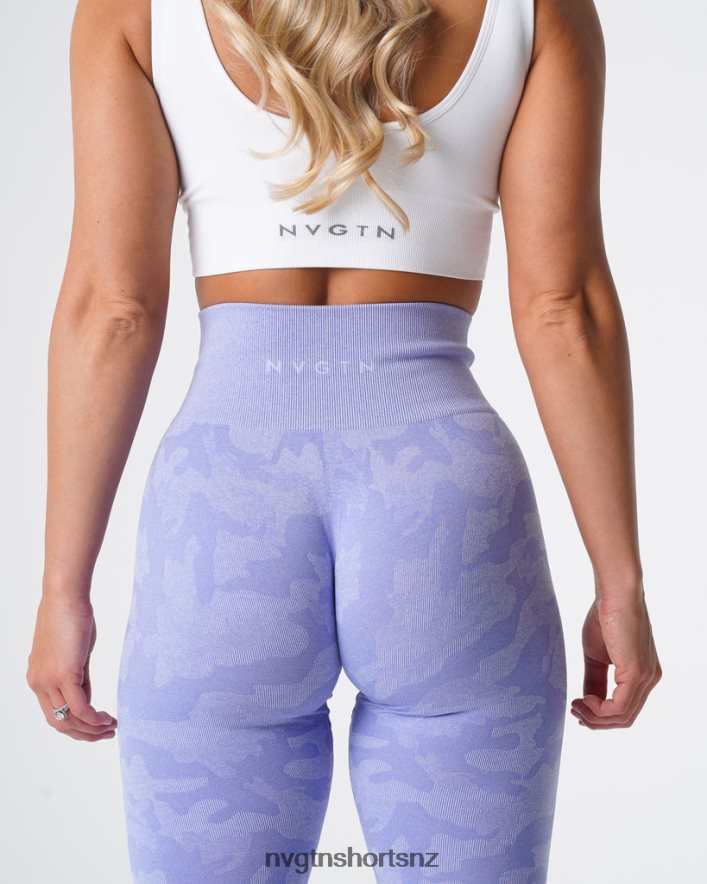 NVGTN Women Camo Seamless Leggings 8204ZJ660 Periwinkle Fitness