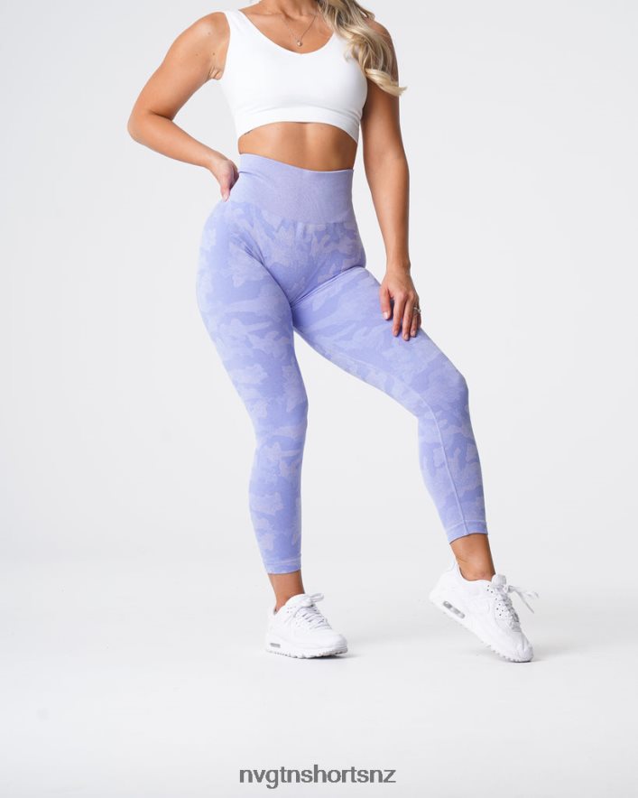 NVGTN Women Camo Seamless Leggings 8204ZJ660 Periwinkle Fitness