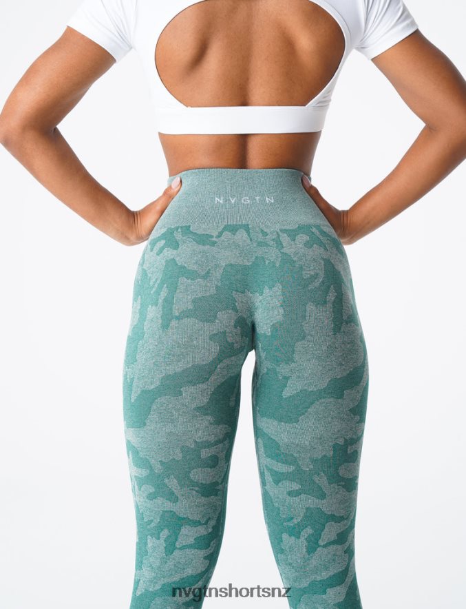 NVGTN Women Camo Seamless Leggings 8204ZJ662 Forest Green Fitness