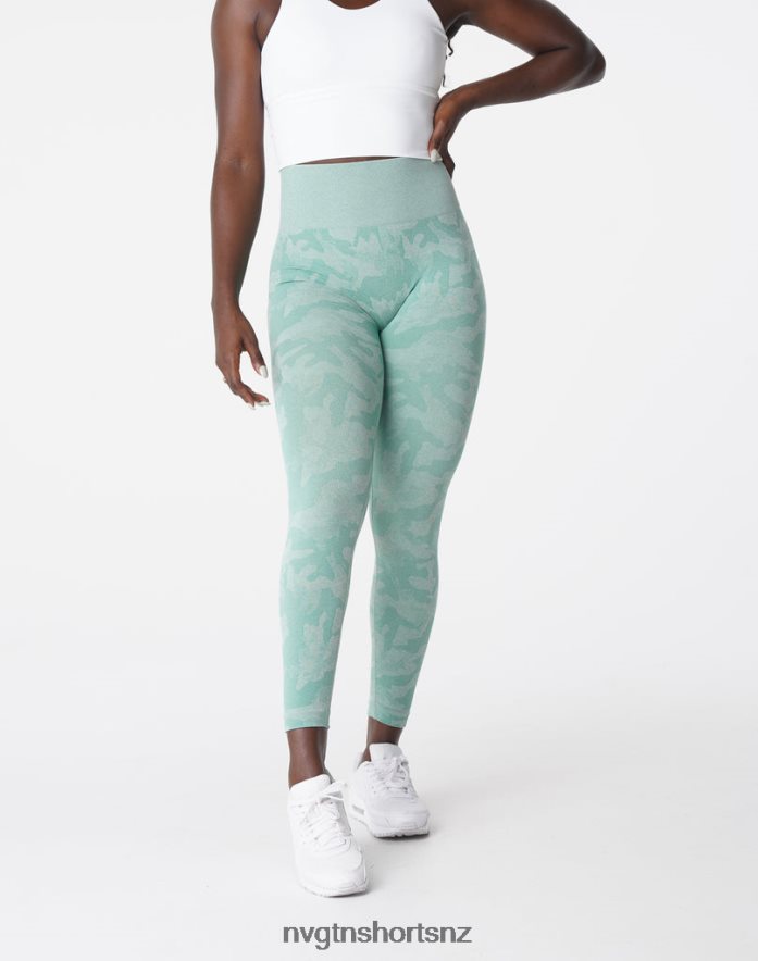 NVGTN Women Camo Seamless Leggings 8204ZJ672 Sage Green Fitness