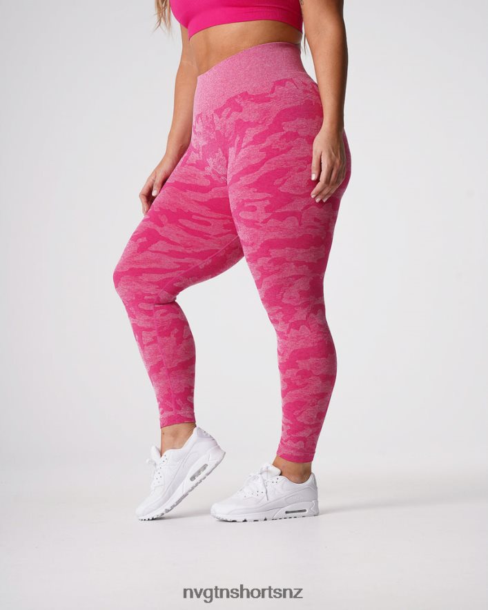 NVGTN Women Camo Seamless Leggings 8204ZJ673 Fuchsia Fitness