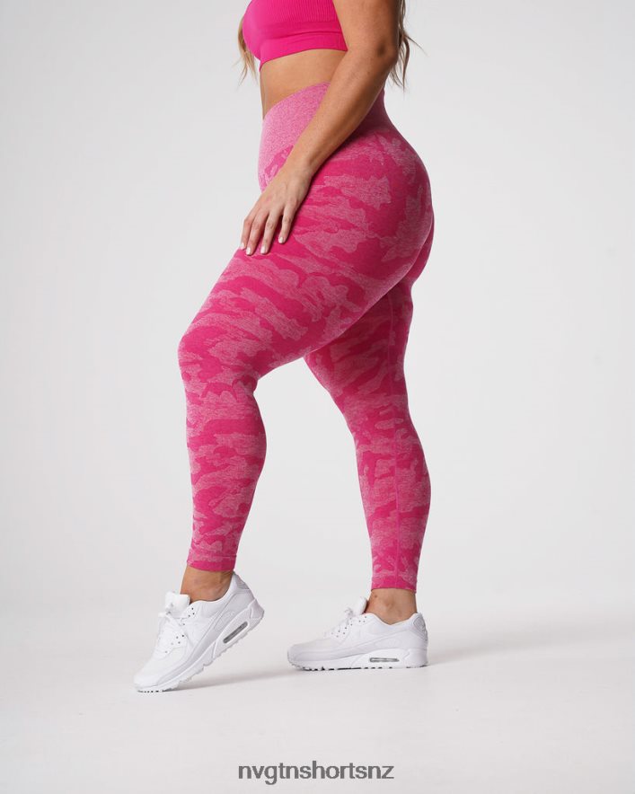 NVGTN Women Camo Seamless Leggings 8204ZJ673 Fuchsia Fitness