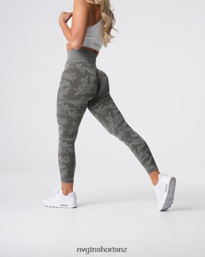 NVGTN Women Camo Seamless Leggings 8204ZJ675 Khaki Green Fitness
