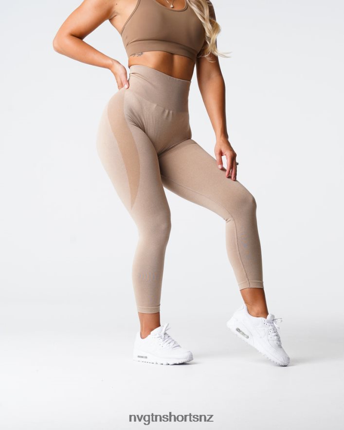 NVGTN Women Contour Seamless Leggings 8204ZJ509 Beige Fitness