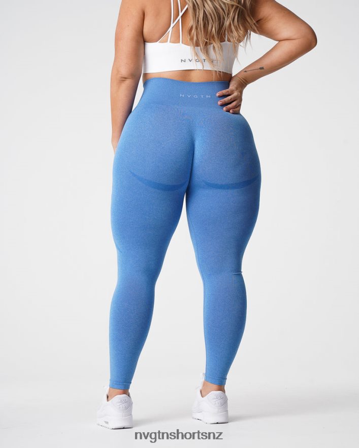 NVGTN Women Contour Seamless Leggings 8204ZJ512 Ocean Blue Fitness