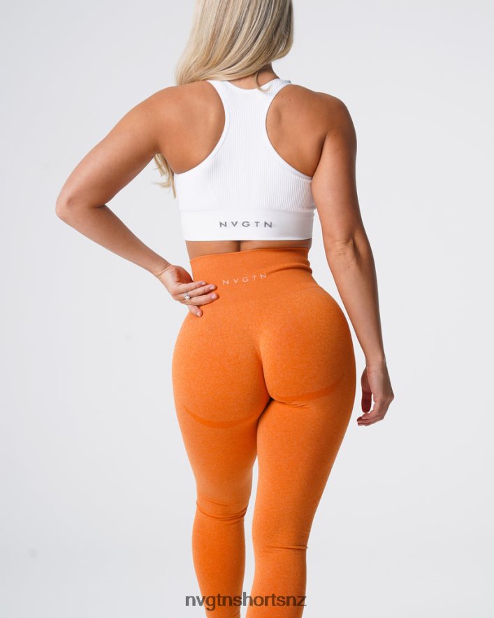 NVGTN Women Contour Seamless Leggings 8204ZJ517 Burnt Orange Fitness