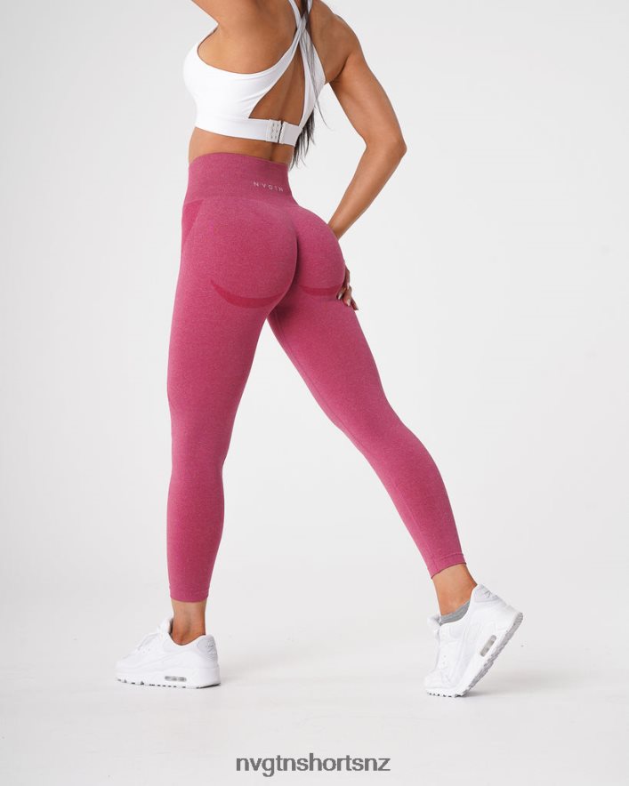 NVGTN Women Contour Seamless Leggings 8204ZJ518 Crimson Fitness