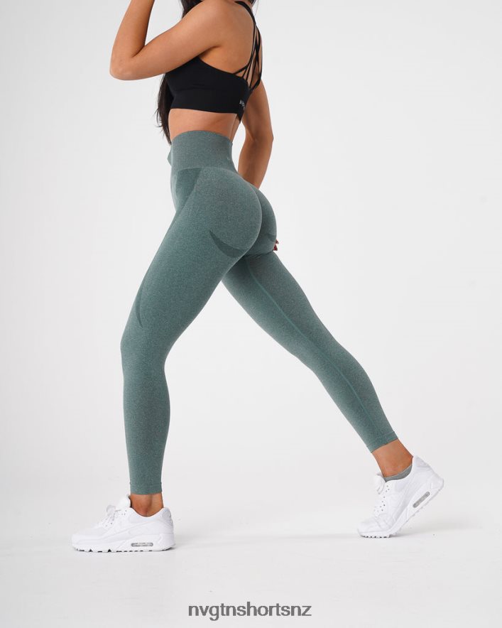 NVGTN Women Contour Seamless Leggings 8204ZJ524 Forest Green Fitness