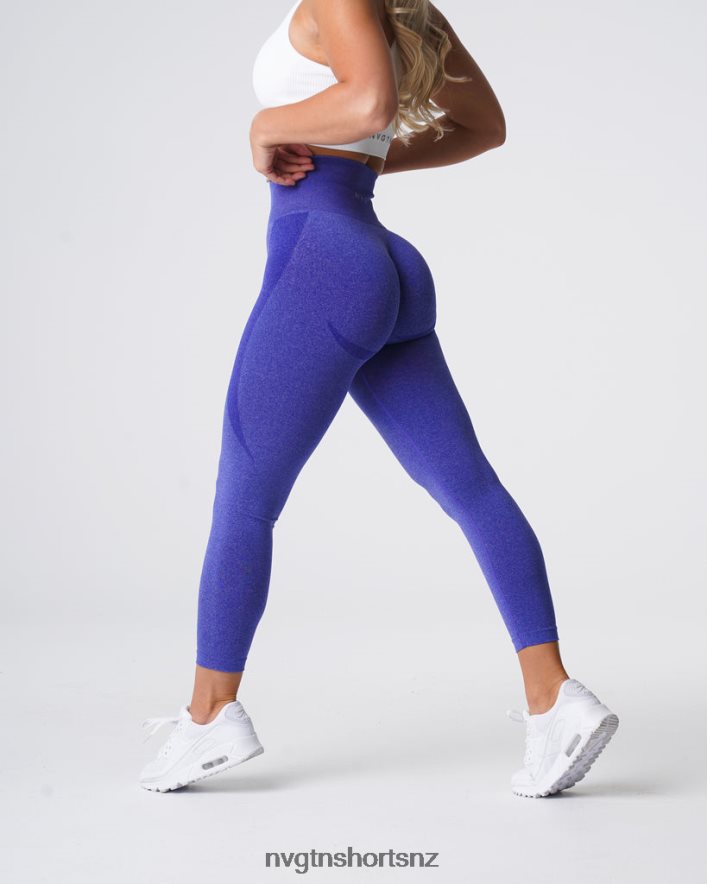 NVGTN Women Contour Seamless Leggings 8204ZJ528 Electric Blue Fitness