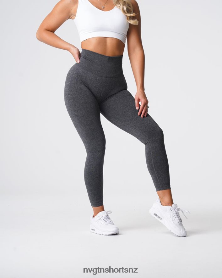 NVGTN Women Curve Seamless Leggings 8204ZJ610 Black Speckled Fitness