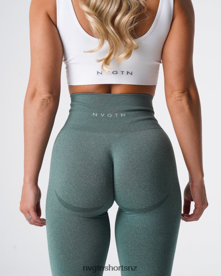 NVGTN Women Curve Seamless Leggings 8204ZJ613 Forest Green Fitness