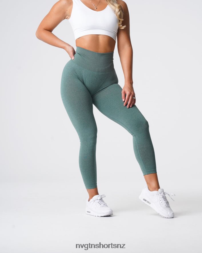 NVGTN Women Curve Seamless Leggings 8204ZJ613 Forest Green Fitness
