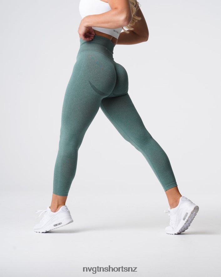 NVGTN Women Curve Seamless Leggings 8204ZJ613 Forest Green Fitness