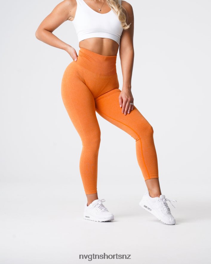NVGTN Women Curve Seamless Leggings 8204ZJ614 Burnt Orange Fitness