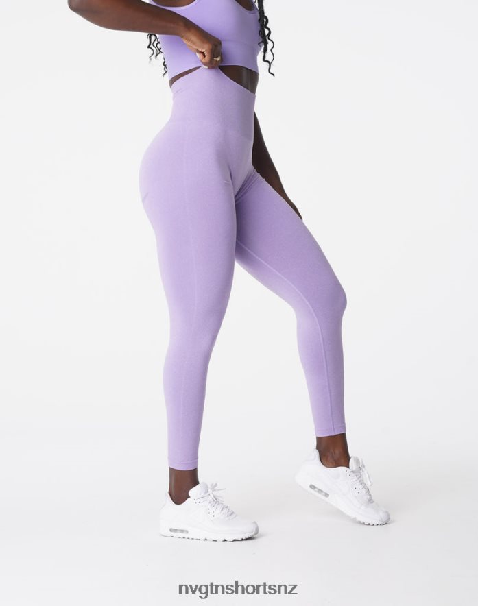 NVGTN Women Curve Seamless Leggings 8204ZJ615 Lilac Fitness