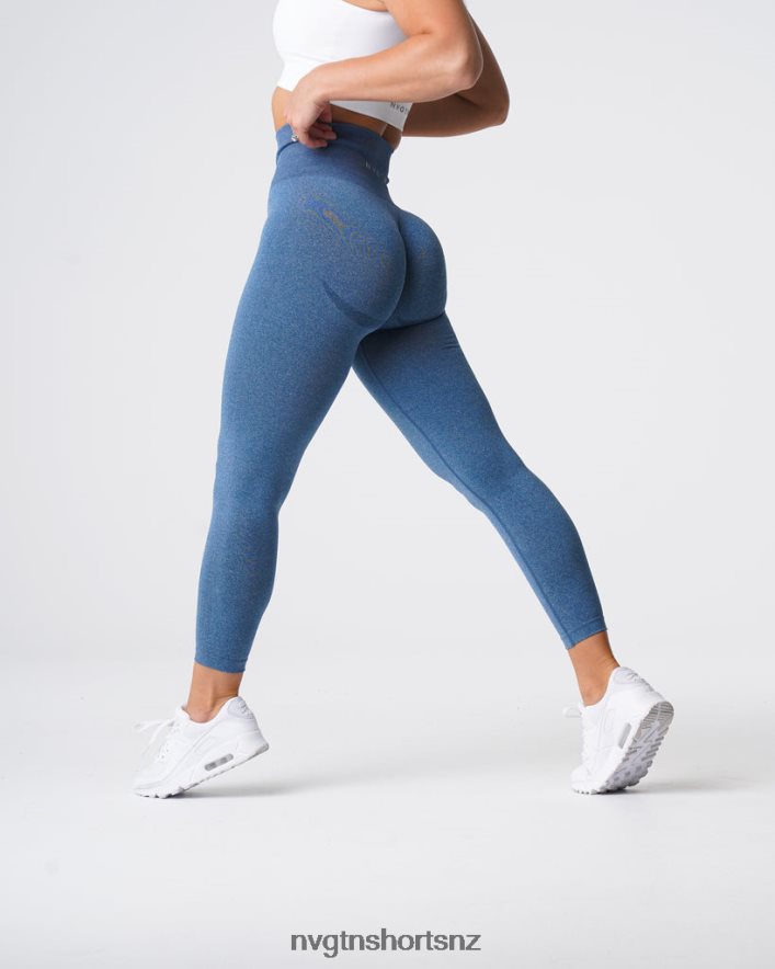 NVGTN Women Curve Seamless Leggings 8204ZJ619 Slate Blue Fitness