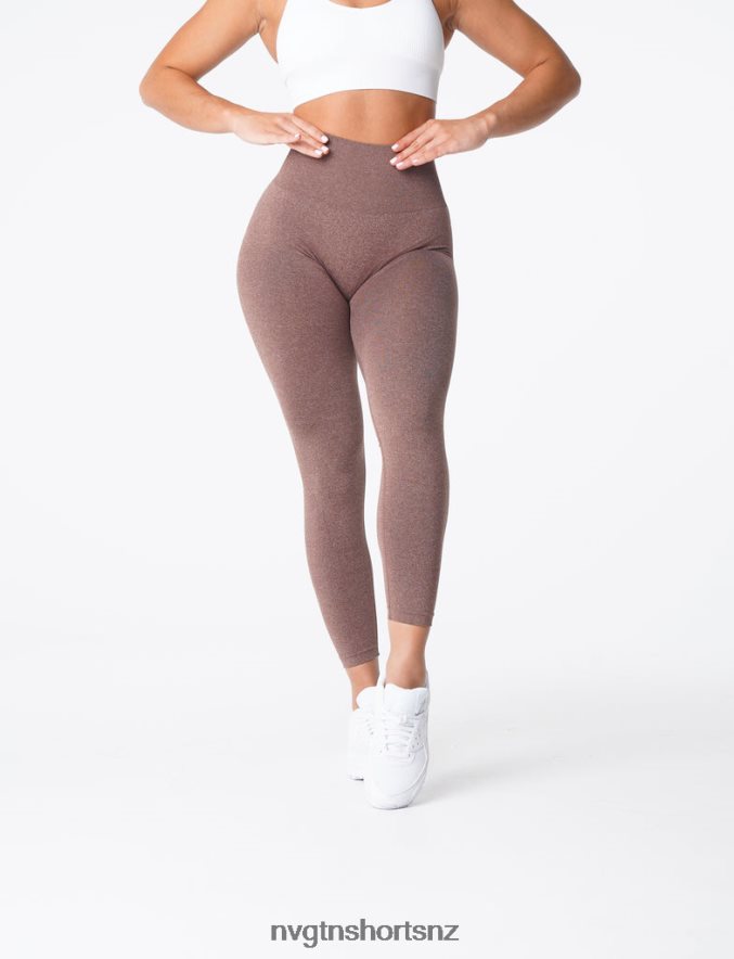 NVGTN Women Curve Seamless Leggings 8204ZJ623 Cocoa Fitness