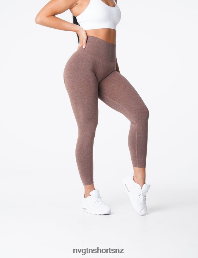 NVGTN Women Curve Seamless Leggings 8204ZJ623 Cocoa Fitness