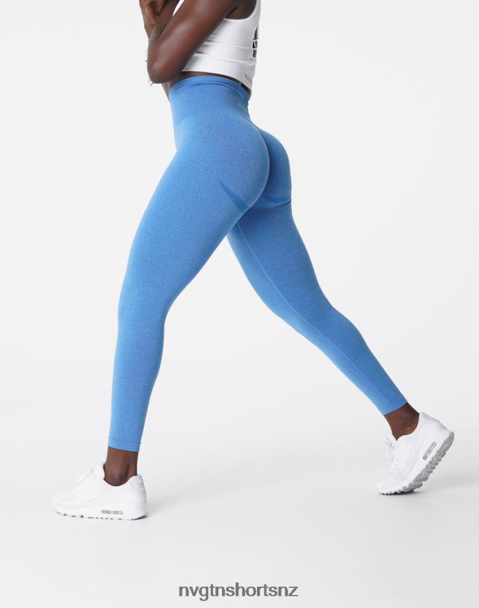 NVGTN Women Curve Seamless Leggings 8204ZJ624 Ocean Blue Fitness