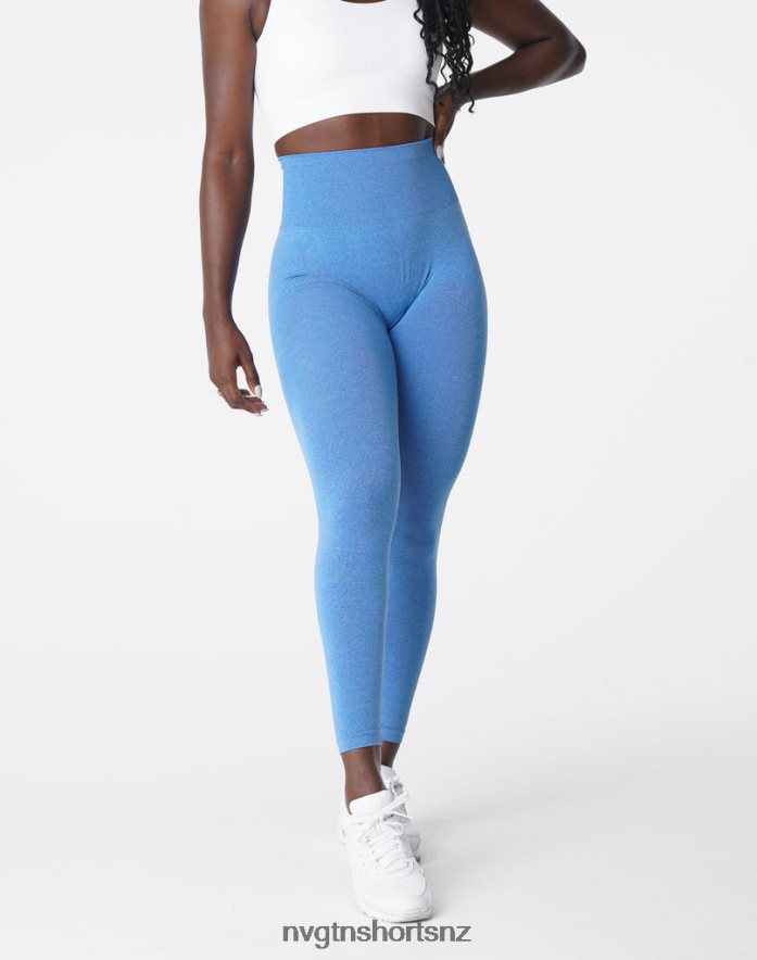 NVGTN Women Curve Seamless Leggings 8204ZJ624 Ocean Blue Fitness