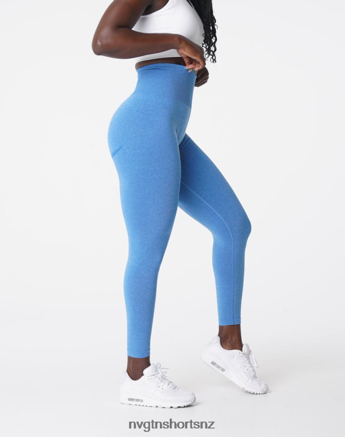 NVGTN Women Curve Seamless Leggings 8204ZJ624 Ocean Blue Fitness