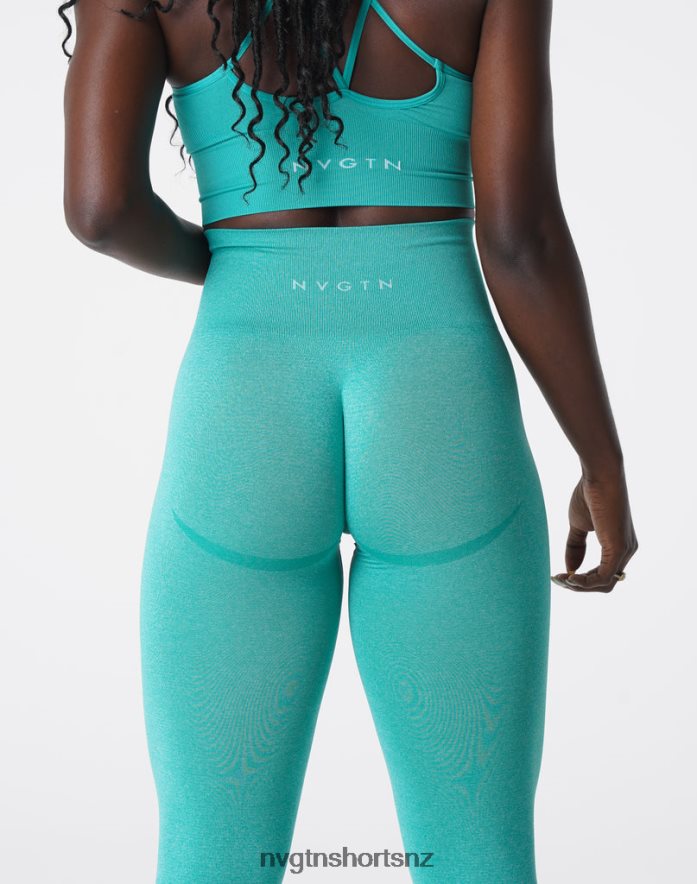 NVGTN Women Curve Seamless Leggings 8204ZJ625 Turquoise Fitness