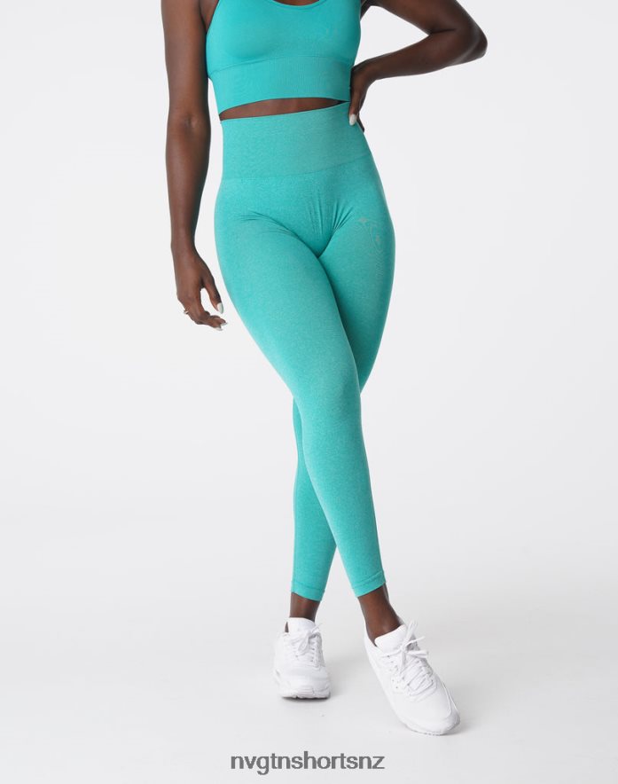 NVGTN Women Curve Seamless Leggings 8204ZJ625 Turquoise Fitness